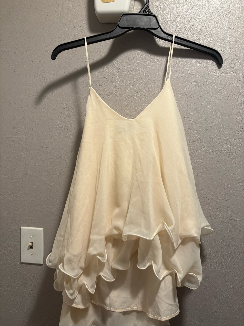 Cider Cream Lightweight V-Neck top-tunic